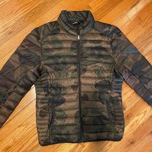 Pull&Bear camo puffer jacket